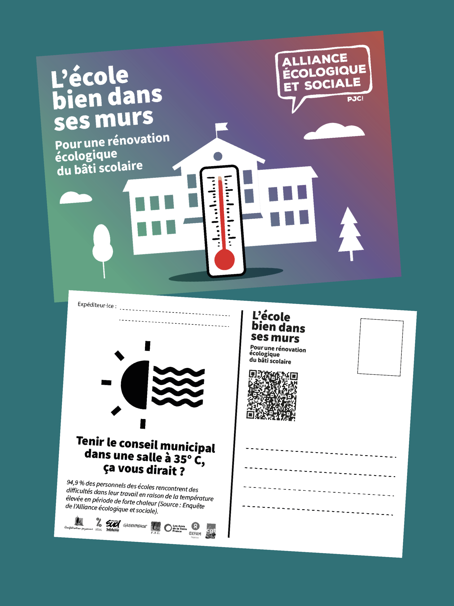 Kit d’interpellation des candidat∙es aux municipales pour une rénovation écologique du bâti scolaire - PJC