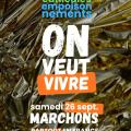 Marches du 26 septembre : on veut vivre !